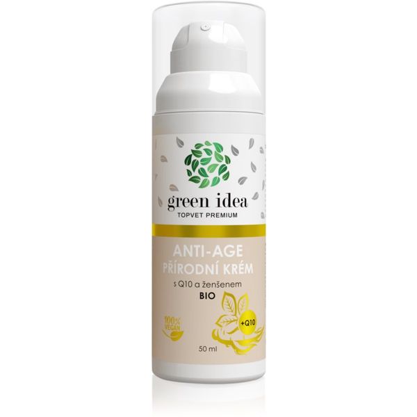 Green Idea Green Idea Topvet Premium Antiage natural cream with Q10 and ginseng krema za zrelo kožo 50 ml