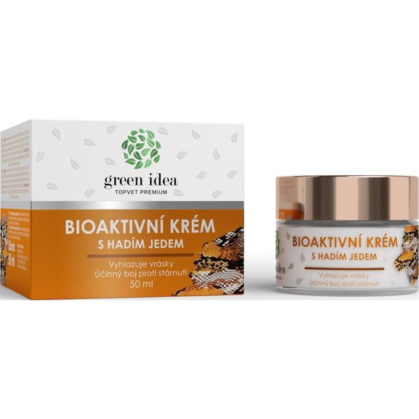 Green Idea Green Idea Topvet Premium Bioaktivní krém s hadím jedem nega za glajenje in učvrstitev 50 ml