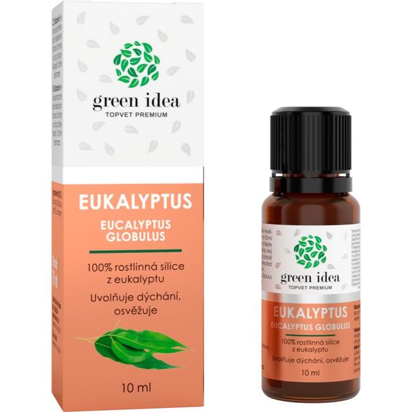 Green Idea Green Idea Topvet Premium Eukalyptus 100% ekstrakt za podporo normalnemu delovanju dihal 10 ml