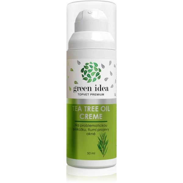 Green Idea Green Idea Topvet Premium Tea Tree Oil Creme regeneracijska dnevna krema za problematično kožo, akne 50 ml