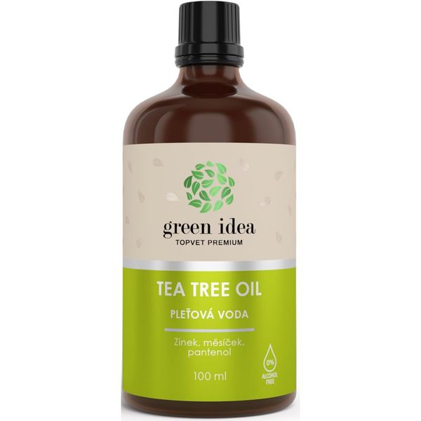 Green Idea Green Idea Topvet Premium Tea Tree oil voda za obraz brez alkohola 100 ml