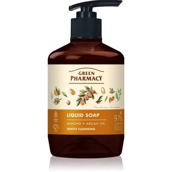 Green Pharmacy Green Pharmacy Almond & Argan Oil tekoče milo za roke 460 ml