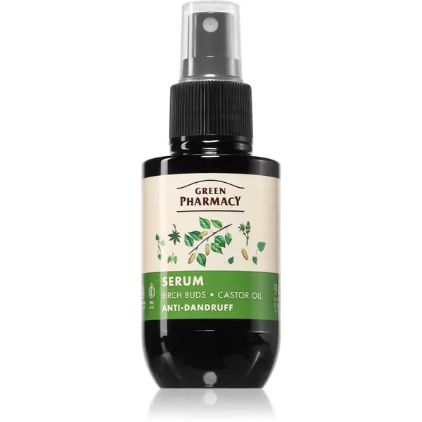 Green Pharmacy Green Pharmacy Birch Buds & Castol Oil Care Serum serum proti prhljaju 100 ml