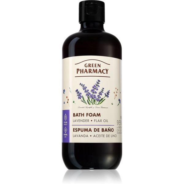 Green Pharmacy Green Pharmacy Body Care Lavender & Linseed Oil pena za kopel s sivko 500 ml