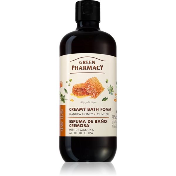 Green Pharmacy Green Pharmacy Body Care Manuka Honey & Olive Oil kremasta pena za kopel 500 ml