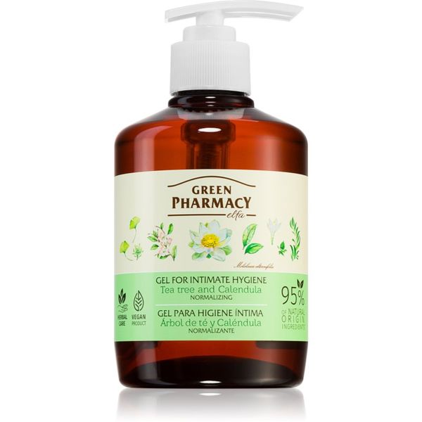 Green Pharmacy Green Pharmacy Body Care Marigold & Tea Tree gel za intimno higieno 370 ml