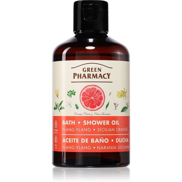 Green Pharmacy Green Pharmacy Body Care Ylang-ylang & Sicilian Orange osvežilno olje za prhanje 250 ml