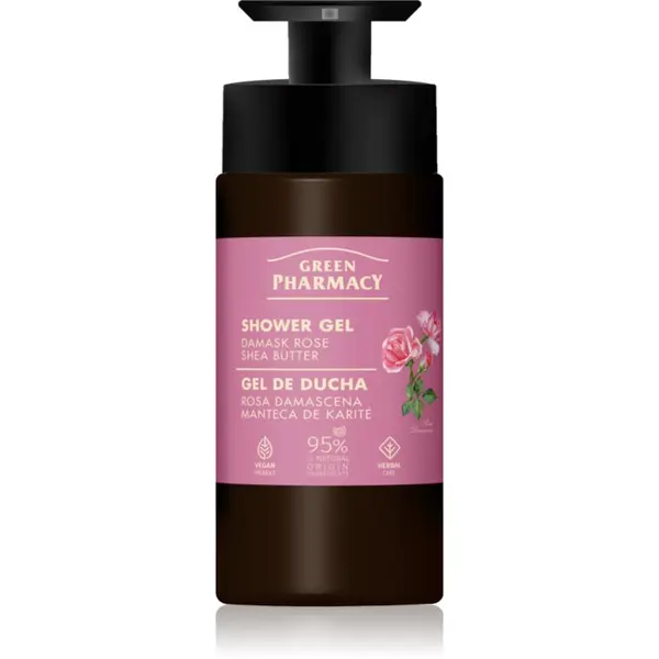 Green Pharmacy Green Pharmacy Damask Rose & Shea Butter gel za prhanje 739 ml