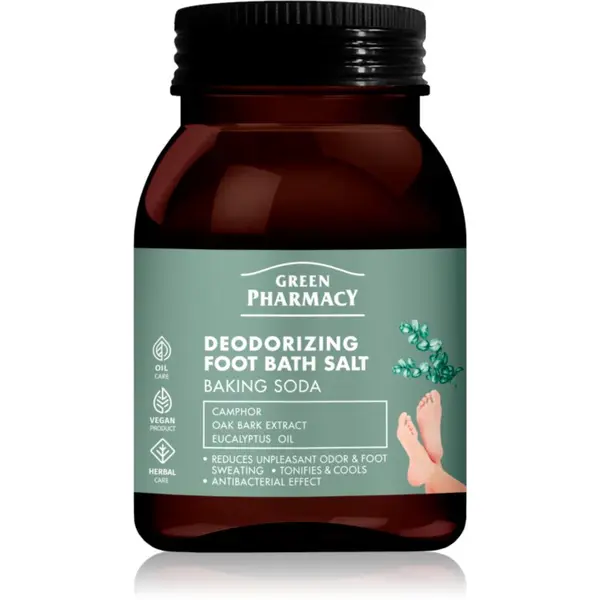 Green Pharmacy Green Pharmacy Foot Care Deodorizing Foot Bath Salt sol za kopel za noge 400 g