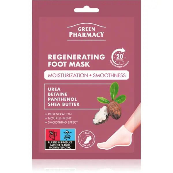 Green Pharmacy Green Pharmacy Foot Care Regenerating Foot Mask regeneracijska maska za noge 2x13 ml
