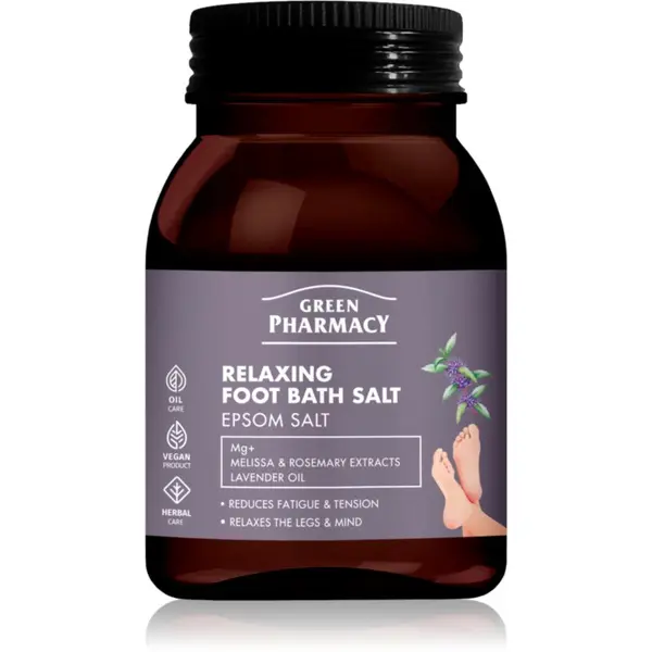 Green Pharmacy Green Pharmacy Foot Care Relaxing Foot Bath Salt relaksacijska sol za kopel za noge 400 g