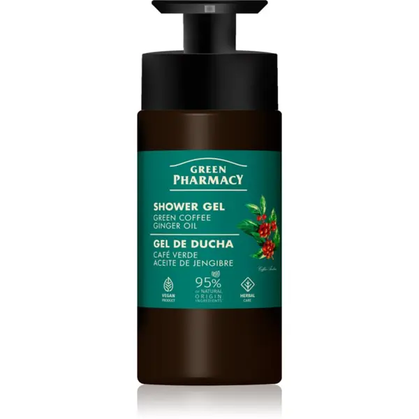 Green Pharmacy Green Pharmacy Green Coffee & Ginger Oil gel za prhanje 739 ml
