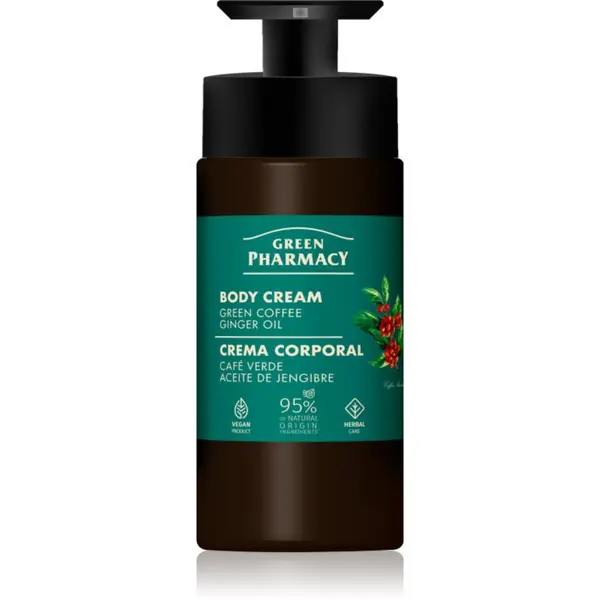 Green Pharmacy Green Pharmacy Green Coffee & Ginger Oil krema za telo 739 ml