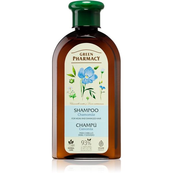 Green Pharmacy Green Pharmacy Hair Care Chamomile šampon za oslabljene in poškodovane lase 350 ml