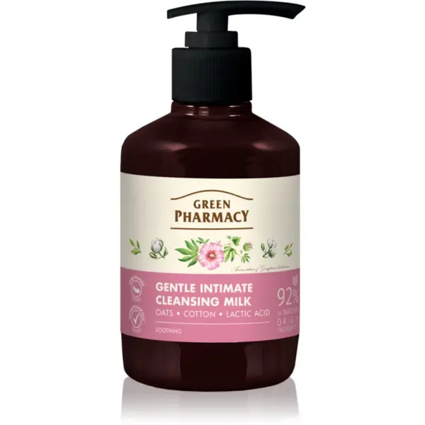 Green Pharmacy Green Pharmacy Oats & Cotton losjon za intimno higieno 370 ml