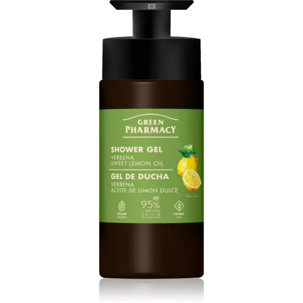 Green Pharmacy Green Pharmacy Verbena & Sweet Lemon Oil gel za prhanje 739 ml