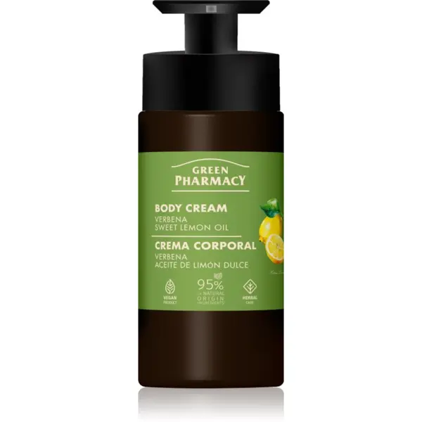 Green Pharmacy Green Pharmacy Verbena & Sweet Lemon Oil krema za telo 739 ml