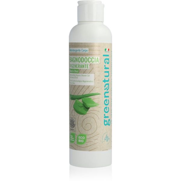 Greenatural Greenatural Body Wash Aloe Vera & Olive regeneracijski gel za prhanje 250 ml