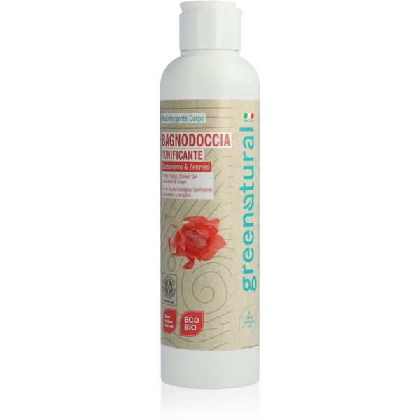 Greenatural Greenatural Body Wash Cardamon & Ginger gel za prhanje za toniranje kože 250 ml