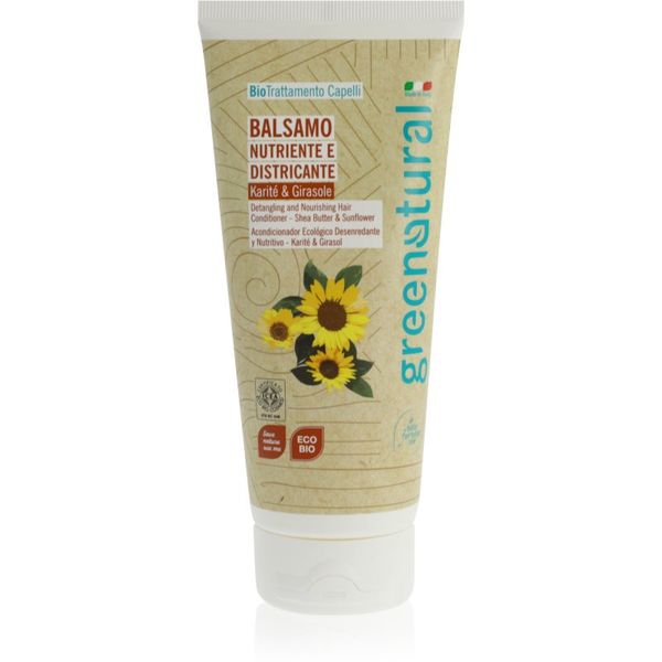 Greenatural Greenatural Hair Conditioner Sunflower & Shea Butter hranilni balzam za lase s karitejevim maslom 200 ml