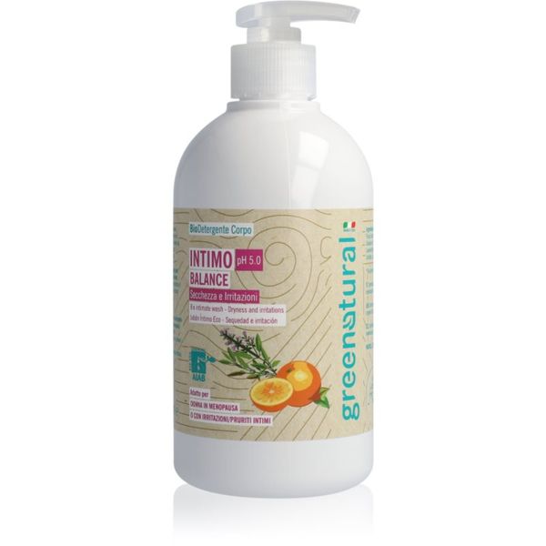 Greenatural Greenatural Intimate Wash Gel Balance Orange pH 5,0 BIO gel za intimno higieno 500 ml