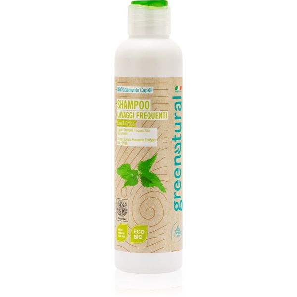 Greenatural Greenatural Shampoo Linen & Nettle šampon za vse tipe las 250 ml