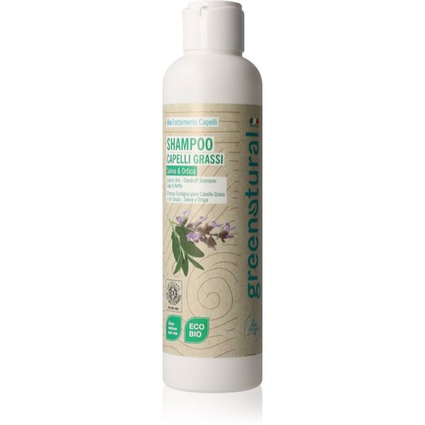 Greenatural Greenatural Shampoo Sage & Nettle šampon za mastne lase 250 ml