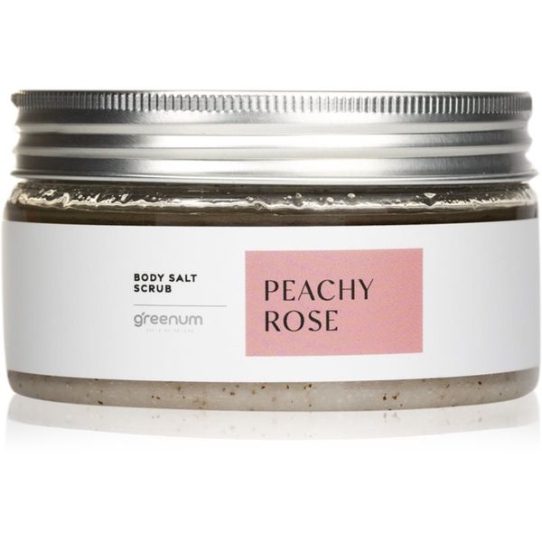 Greenum Greenum Salt Scrub solni piling za telo z vonjem Rose 320 g