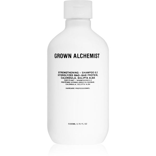 Grown Alchemist Grown Alchemist Strengthening Shampoo 0.2 šampon za okrepitev las za poškodovane lase 200 ml