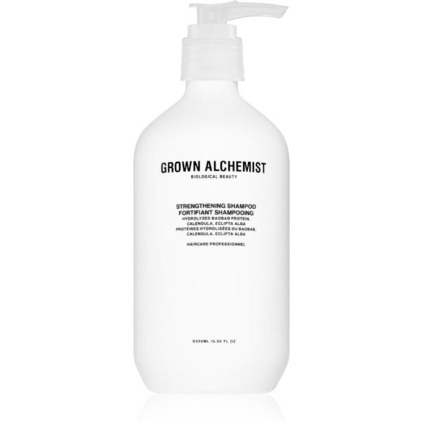 Grown Alchemist Grown Alchemist Strengthening Shampoo 0.2 šampon za okrepitev las za poškodovane lase 500 ml