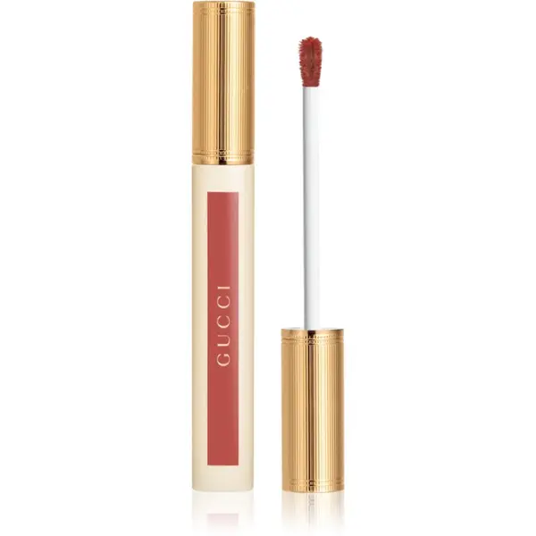 Gucci Gucci Glow Oil-In-Water Tint Liquid Lipstick bleščeča vlažilna tekoča šminka odtenek 217 Valeria Rose 6.5 ml