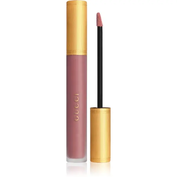 Gucci Gucci Gucci Beauty Rouge à Lèvres Matte Lipstick mat tekoča šminka odtenek 114 Grace Cinnamon 6.5 ml