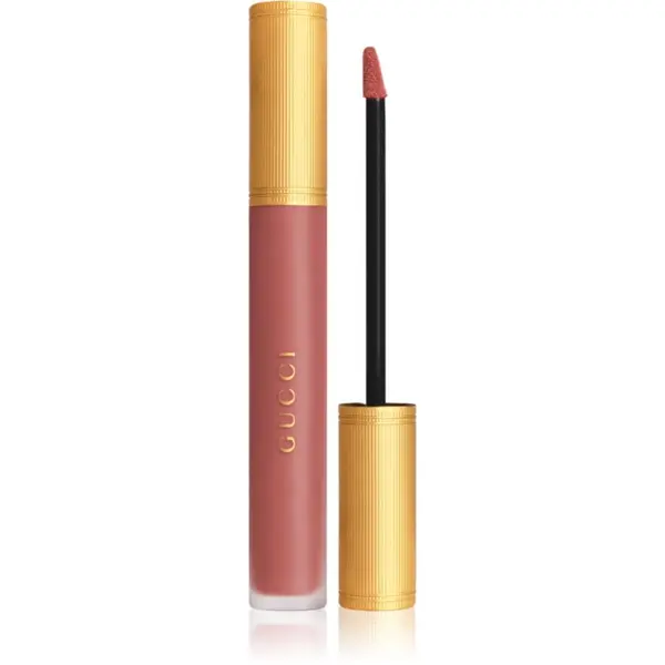 Gucci Gucci Gucci Beauty Rouge à Lèvres Matte Lipstick mat tekoča šminka odtenek 217 Valeria Rose 6.5 ml