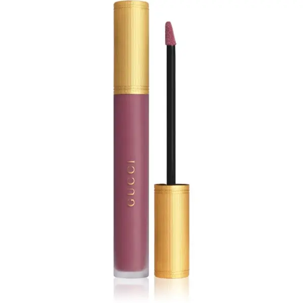 Gucci Gucci Gucci Beauty Rouge à Lèvres Matte Lipstick mat tekoča šminka odtenek 413 Cornelia Pink 6.5 ml