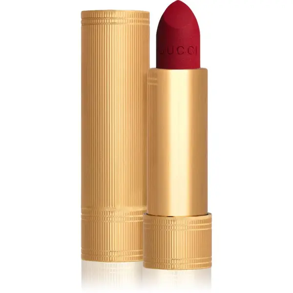 Gucci Gucci Gucci Beauty Rouge à Lèvres Matte Lipstick matirajoča šminka odtenek 502 Eadie Scarlet 3.5 g