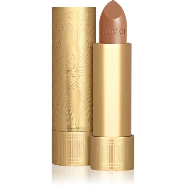 Gucci Gucci Gucci Beauty Rouge à Lèvres Satin Lipstick satenasta šminka odtenek 103 Coral Beige 3.5 g