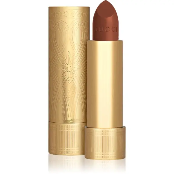 Gucci Gucci Gucci Beauty Rouge à Lèvres Satin Lipstick satenasta šminka odtenek 122 Eliza Ginger 3.5 g