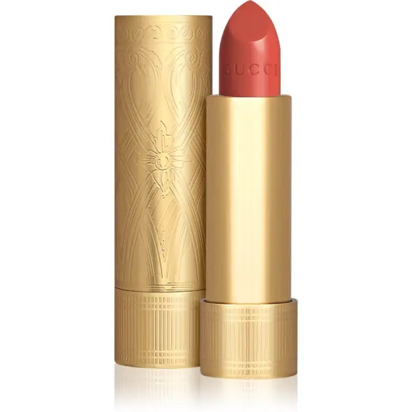 Gucci Gucci Gucci Beauty Rouge à Lèvres Satin Lipstick satenasta šminka odtenek 208 They Met in Argentina 3.5 g