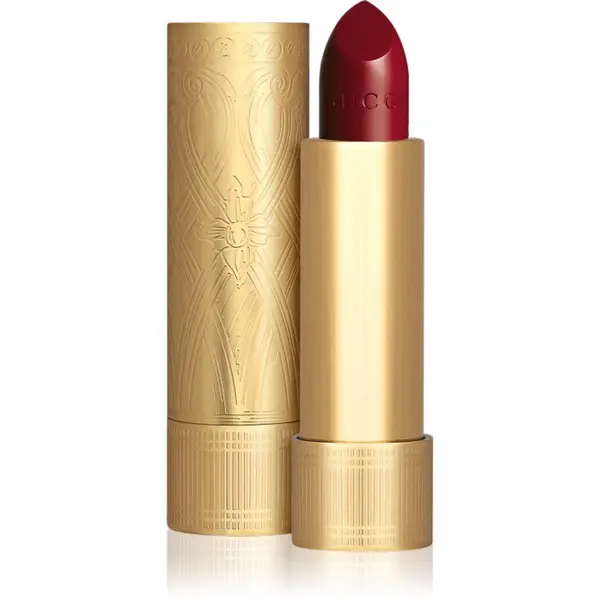 Gucci Gucci Gucci Beauty Rouge à Lèvres Satin Lipstick satenasta šminka odtenek 503 Teresina Ruby 3.5 g