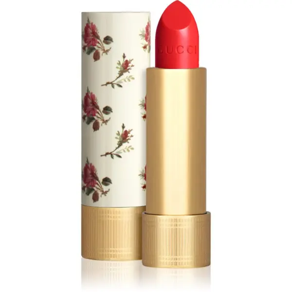 Gucci Gucci Gucci Beauty Rouge à Lèvres Voile šminka z bleščečim finišem odtenek 301 Mae Coral 3.5 g