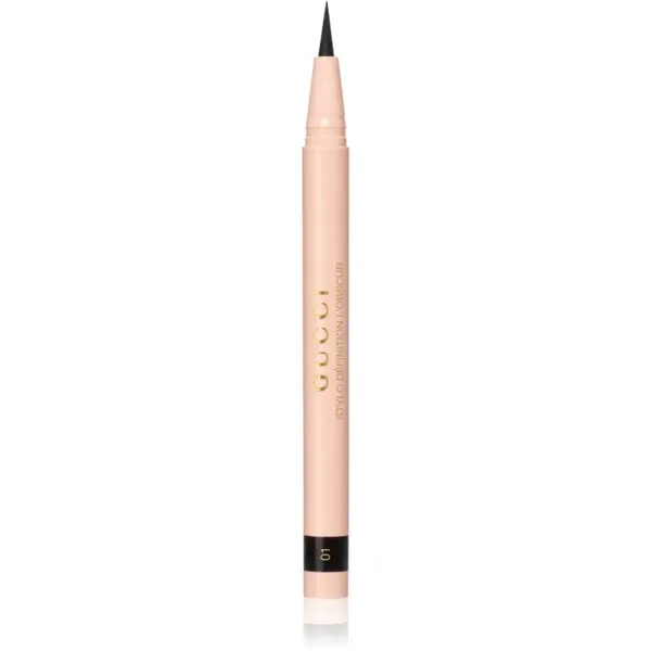 Gucci Gucci Gucci Beauty Stylo Définition L’Obscur tekoče črtalo v peresu odtenek 01 Eve Black 0.5 g