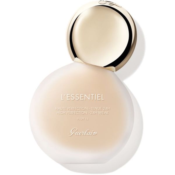 GUERLAIN GUERLAIN L’Essentiel High Perfection Foundation dolgoobstojni matirajoči tekoči puder SPF 15 odtenek 00W Porcelain Warm 30 ml