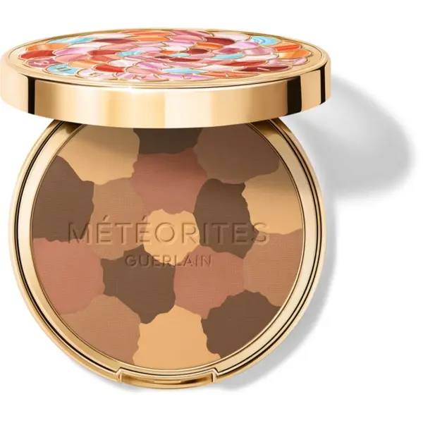 GUERLAIN GUERLAIN Météorites Compact Mattifying Powder kompaktni puder odtenek 04 Ambré 8.5 g