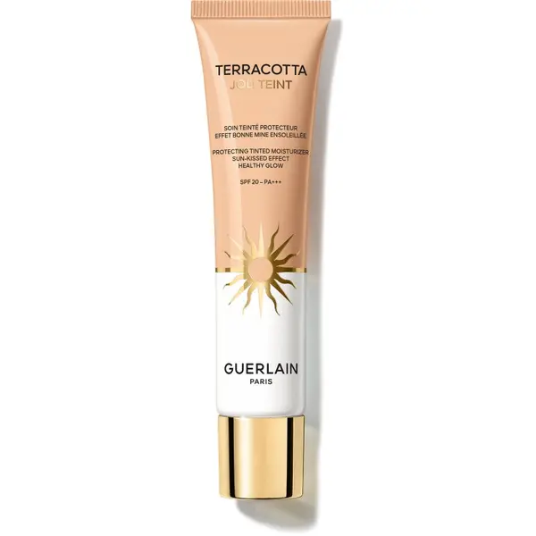 GUERLAIN GUERLAIN Terracotta Joli Teint Protecting Tinted Moisturizer posvetlitveni tekoči puder za naraven videz SPF 20 odtenek 10 Sunveil 30 ml