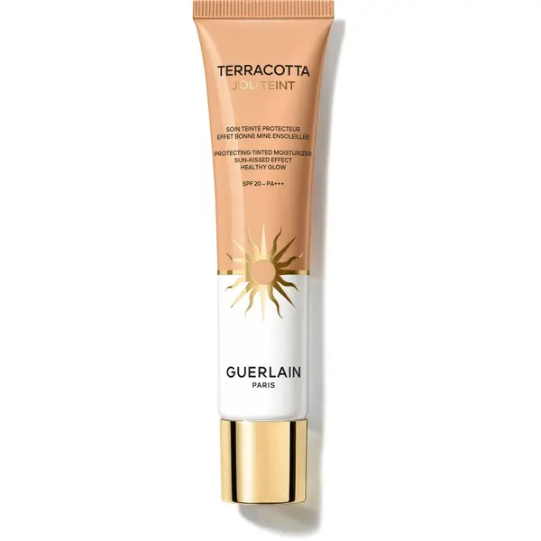 GUERLAIN GUERLAIN Terracotta Joli Teint Protecting Tinted Moisturizer posvetlitveni tekoči puder za naraven videz SPF 20 odtenek 20 Golden 30 ml