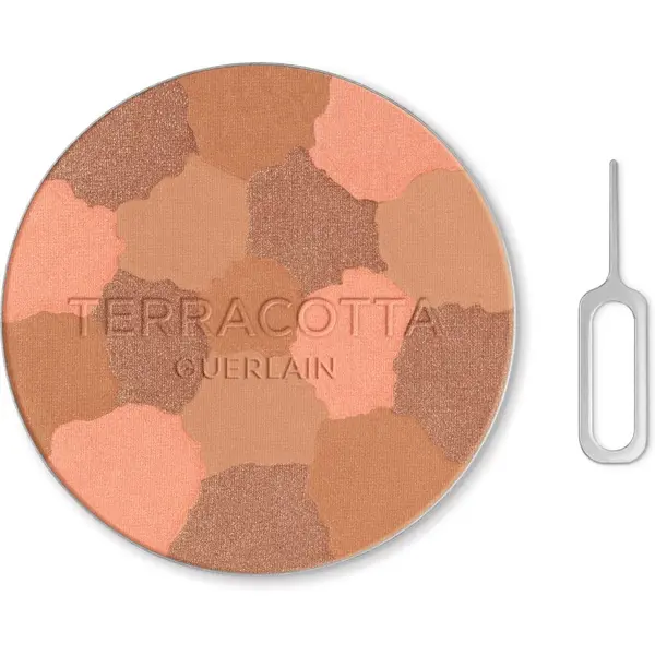 GUERLAIN GUERLAIN Terracotta Light posvetlitveni bronz puder nadomestno polnilo odtenek 03 Medium Warm 10 g