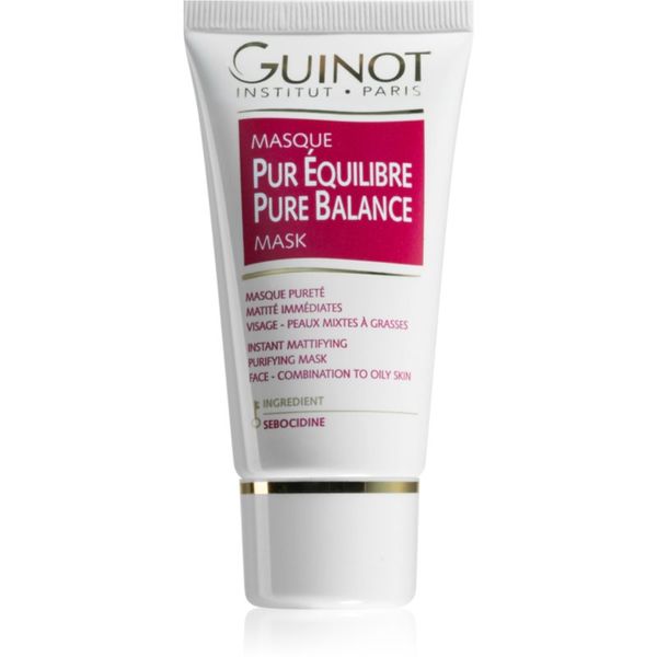 Guinot Guinot Pure Balance čistilna maska za zmanjšanje proizvodnje sebuma in por 50 ml