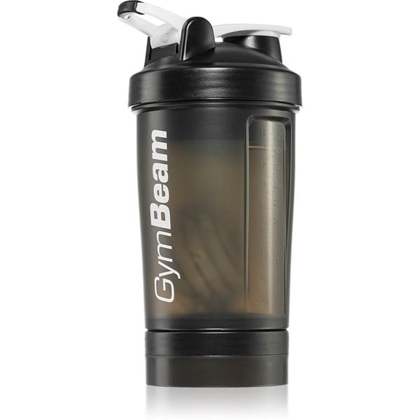 GymBeam GymBeam Blend Bottle športni shaker + rezervoar barva Black White 450 ml