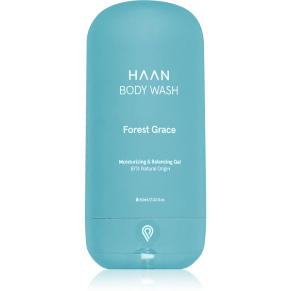 Haan HAAN Body Wash Forest Grace poživljajoči gel za prhanje z aloe vero 60 ml