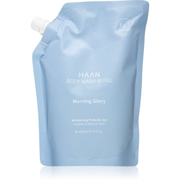 Haan HAAN Body Wash Morning Glory osvežujoč gel za prhanje nadomestno polnilo 450 ml